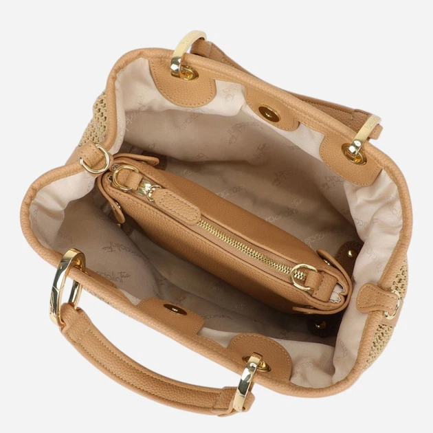 Torebka crossbody damska mała Braccialini B18871-TY-367 Beżowa - obraz 4