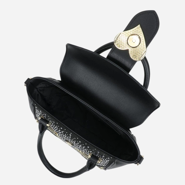 Torebka crossbody damska mini Braccialini B18913-YY-100 Czarna - obraz 5