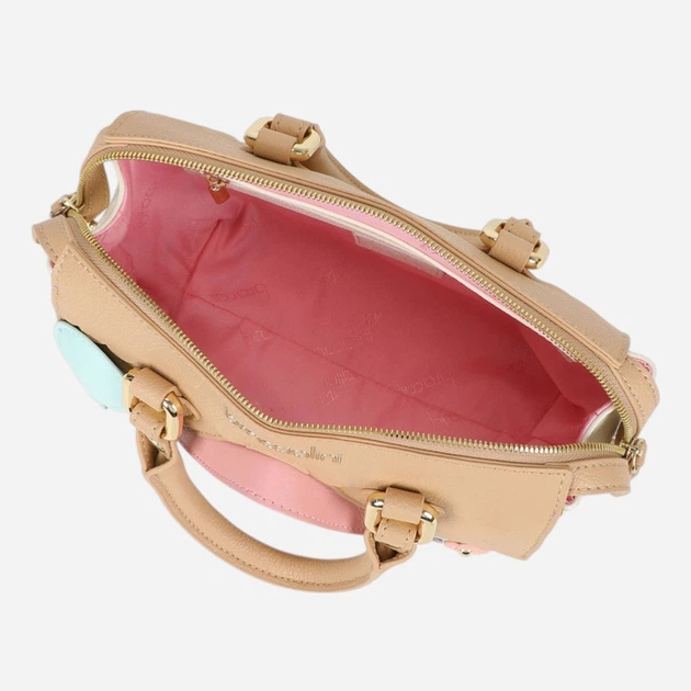 Torebka crossbody damska skórzana Braccialini B19041-PP-818 Beżowa - obraz 5