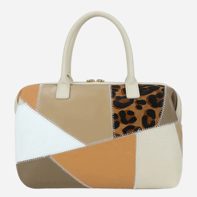 Torebka crossbody damska skórzana Braccialini B19072-PP-305 Beżowa - obraz 3