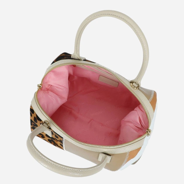 Torebka crossbody damska skórzana Braccialini B19072-PP-305 Beżowa - obraz 5