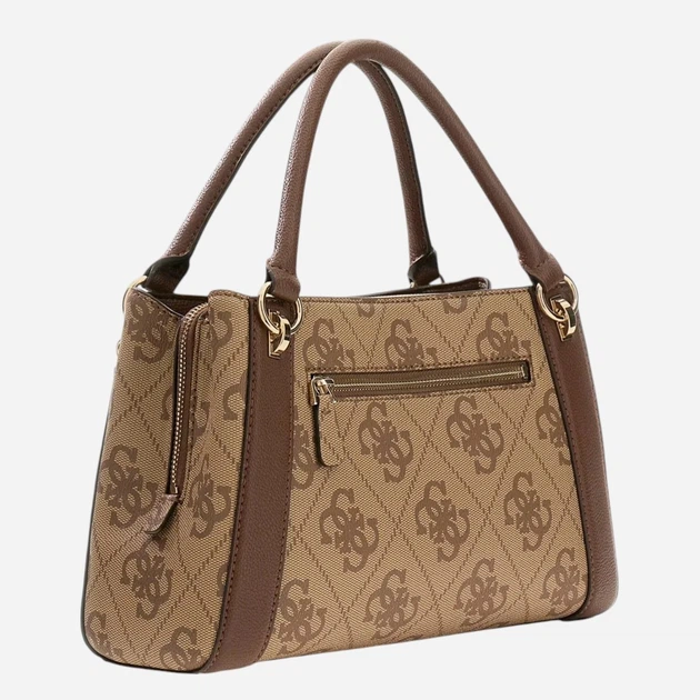 Сумка крос-боді через плече жіноча зі штучної шкіри середня Guess HWOS9901060-LGW Коричнева (800070352303) - зображення 3