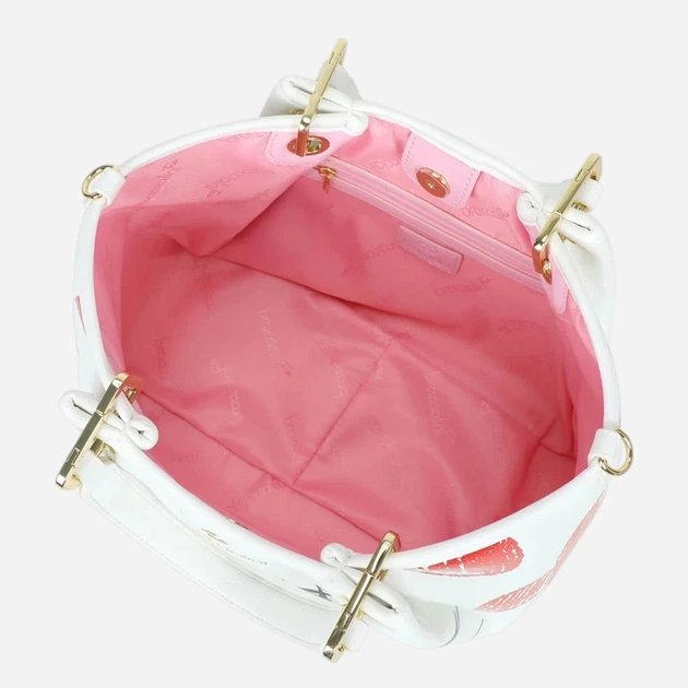 Torebka crossbody damska mała Braccialini LT267-YY-818 Biała - obraz 5