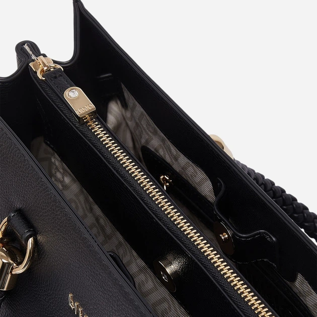 Сумка шопер жіноча зі штучної шкіри Liu Jo AA6086E1012-22222 Чорна (800070353735) - зображення 4