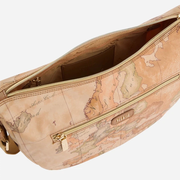 Torba na ramię damska A4 1A Classe LE55S578-0970 Brązowa - obraz 3