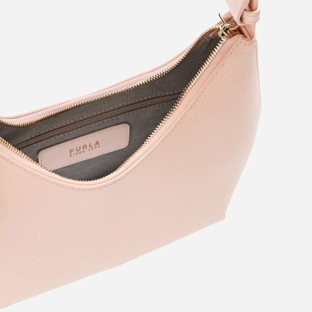 Сумка крос-боді жіноча з натуральної шкіри маленька Furla WB01500BX33534355S1007 Світло-рожева (800070352191) - зображення 6
