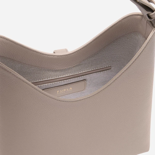 Сумка крос-боді жіноча з натуральної шкіри маленька Furla WB01979BX33534488S1007 Бежева (800070352185) - зображення 5