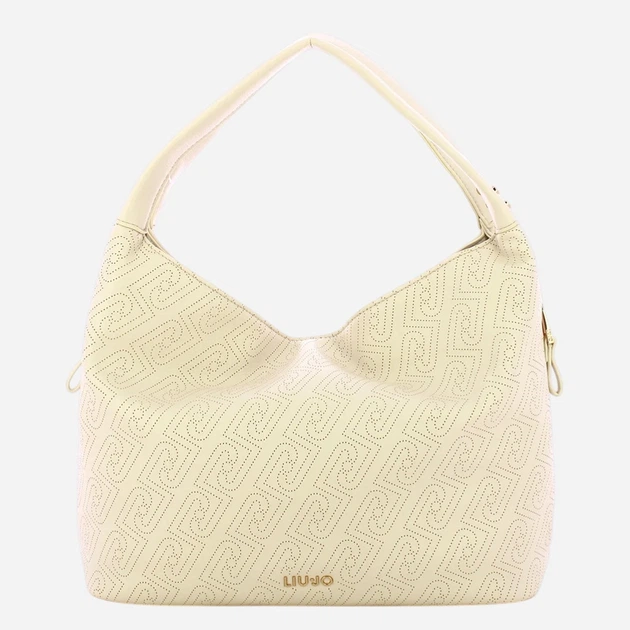 Сумка хобо жіноча зі штучної шкіри середня Liu Jo AA6058ES026-X0459 Молочна (800070353720) - зображення 4