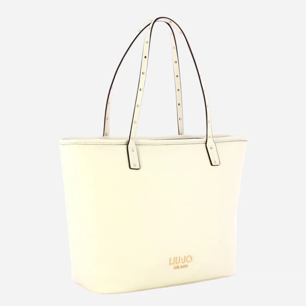 Сумка шопер жіноча зі штучної шкіри Liu Jo AA6070E1012-X0459 Молочна (800070353728) - зображення 3