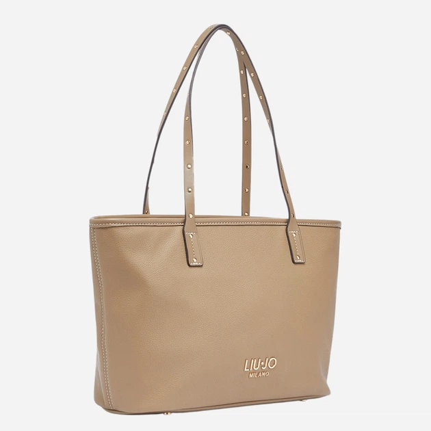 Сумка шопер жіноча зі штучної шкіри Liu Jo AA6071E1012-01679 Бежева (800070353729) - зображення 3