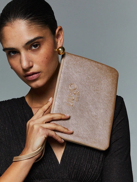 Косметичка жіноча Liu Jo AA6225ES029-90048 Золотиста (800070353895) - зображення 2