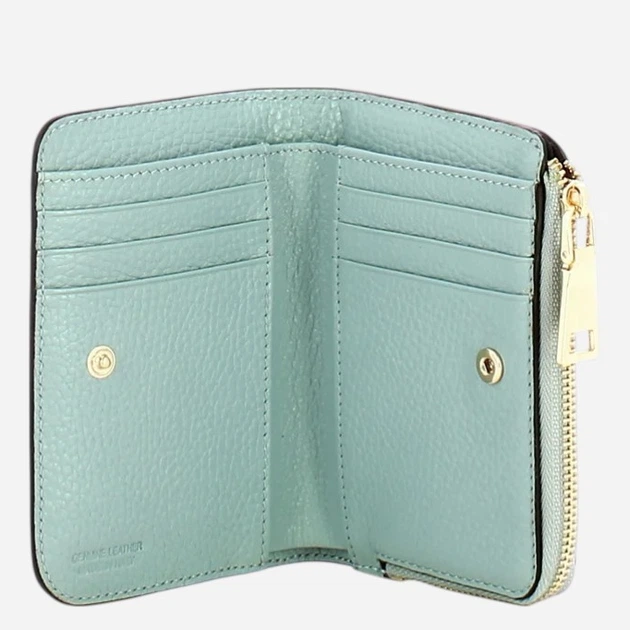 Гаманець жіночий шкіряний для карток IUNTOO 167079148 Світло-синій (800070356321) - зображення 3