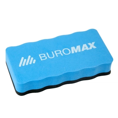Губка магнітна Buromax для сухої очистки маркерної дошки з магнітом, синій (BM.0074-02) - Фото 1 Губка магнітна Buromax для сухої очистки маркерної дошки з магнітом, синій (BM.0074-02) - изображение 1
