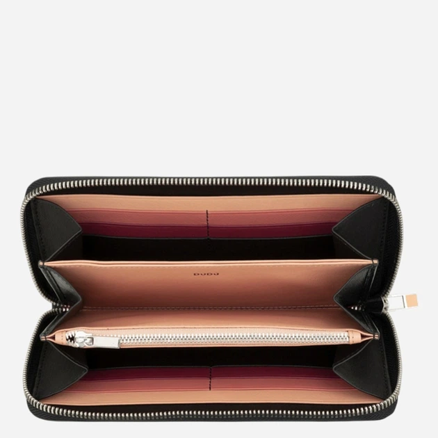 Portfel damski skórzany Dudubags 534-276-01 Czarny - obraz 3