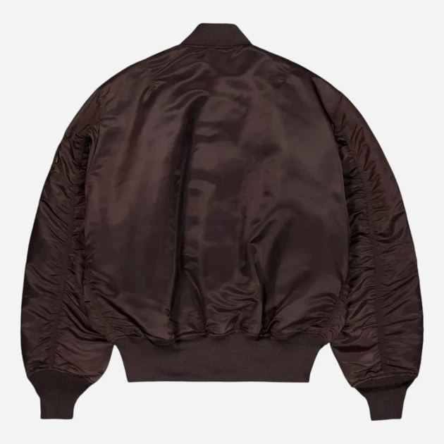 Бомбер чоловічий Alpha Industries 100101696 XL Коричневий (800070355475) - зображення 5