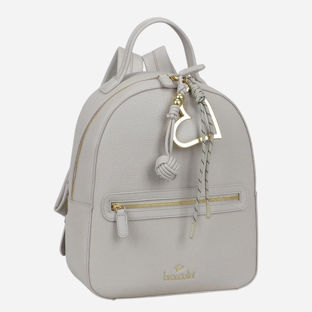 Рюкзак жіночий вміщує формат А4 Braccialini B18844-YY-107 Сірий (800070356134) - зображення 4
