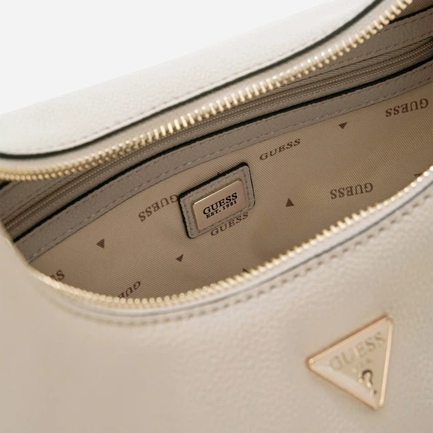 Сумка жіноча зі штучної шкіри велика Guess HWBG9664020-LTA Бежева (800070352277) - зображення 3