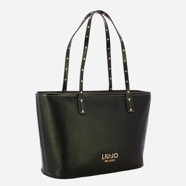 Сумка шопер жіноча зі штучної шкіри Liu Jo AA6071E1012-22222 Чорна (800070353730) - зображення 3