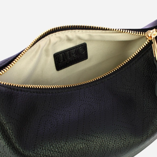 Сумка крос-боді через плече жіноча зі штучної шкіри середня Liu Jo AA6043ES026-22222 Чорна (800070353697) - зображення 5