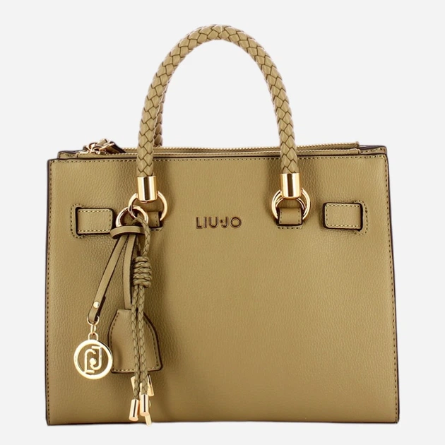 Сумка крос-боді через плече жіноча зі штучної шкіри середня Liu Jo AA6069E1012-01679 Бежева (800070353721) - зображення 4