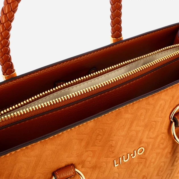 Сумка крос-боді через плече жіноча середня Liu Jo AA6086T384A-X0742 Коричнева (800070353741) - зображення 5