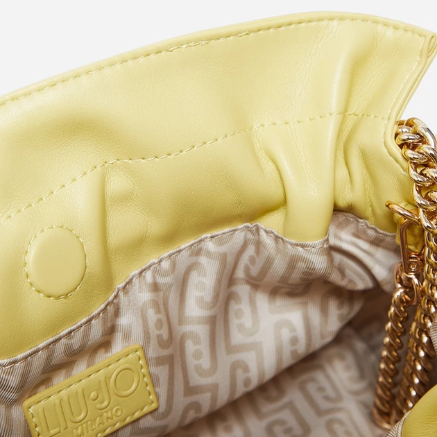 Сумка крос-боді через плече жіноча зі штучної шкіри середня Liu Jo AA6099E0958-40636 Жовта (800070353749) - зображення 4