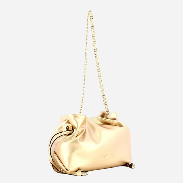 Сумка крос-боді через плече жіноча зі штучної шкіри середня Liu Jo AA6099E0958-90048 Золотиста (800070353751) - зображення 3