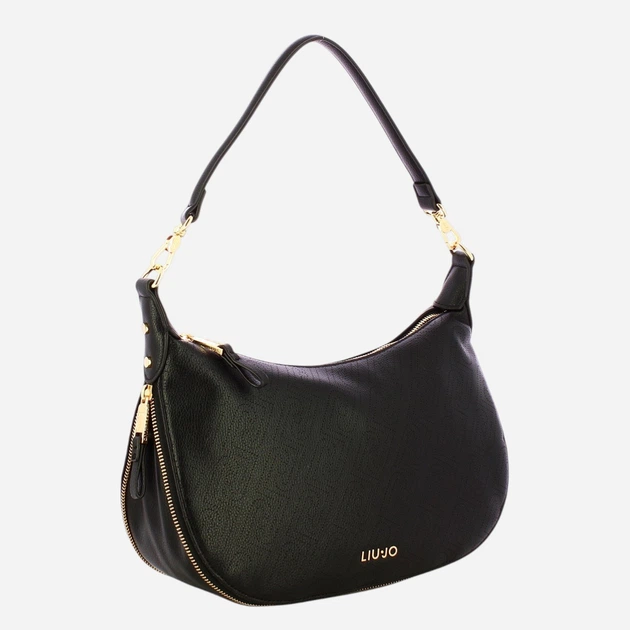 Сумка крос-боді через плече жіноча зі штучної шкіри середня Liu Jo AA6133ES026-22222 Чорна (800070353766) - зображення 3