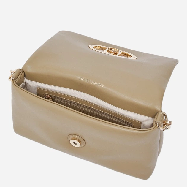 Сумка крос-боді через плече жіноча зі штучної шкіри середня Liu Jo AA6148E0953-01679 Бежева (800070353777) - зображення 4