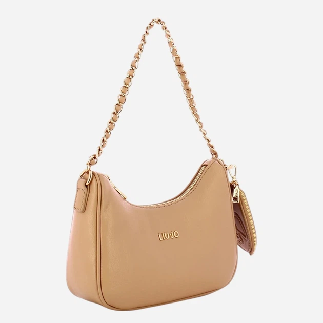 Сумка крос-боді через плече жіноча зі штучної шкіри маленька Liu Jo AA6180E1012-51317 Бежева (800070353832) - зображення 3