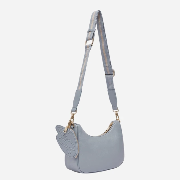 Сумка крос-боді через плече жіноча зі штучної шкіри маленька Liu Jo AA6180E1012-53920 Синя (800070353833) - зображення 3