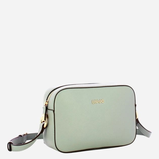 Сумка крос-боді через плече жіноча зі штучної шкіри маленька Liu Jo AA6211E1012-53920 М'ятна (800070353888) - зображення 3
