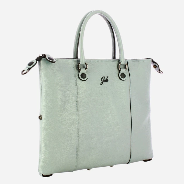 Сумка шопер жіноча з натуральної шкіри Gabs G000033T2X2428-C3054 М'ятна (800070354941) - зображення 3