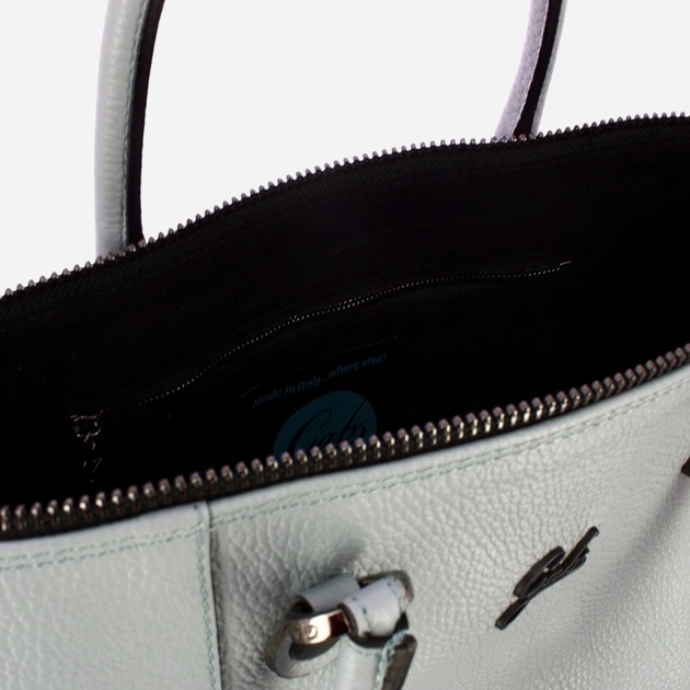 Сумка шопер жіноча з натуральної шкіри Gabs G000033T2X2428-C3054 М'ятна (800070354941) - зображення 6