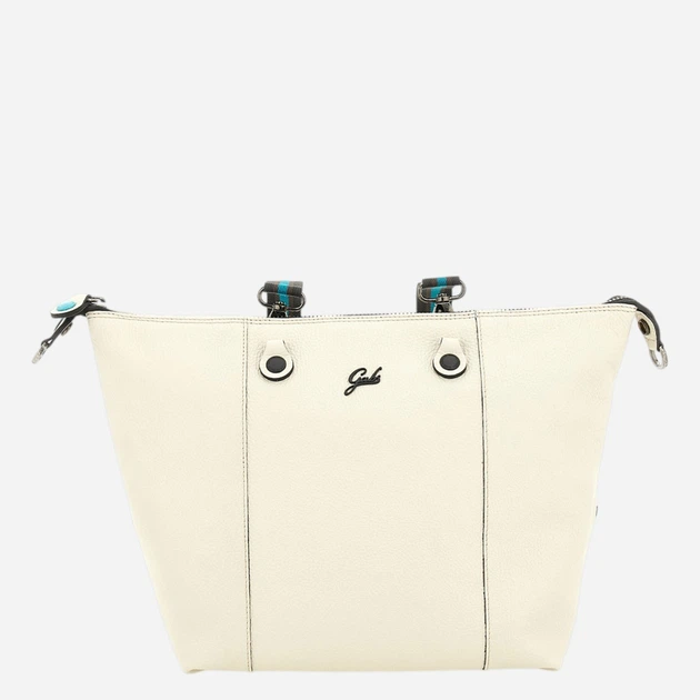 Torebka shopper damska skórzana Gabs G000033T3X2428-C1003 Mleczna - obraz 7