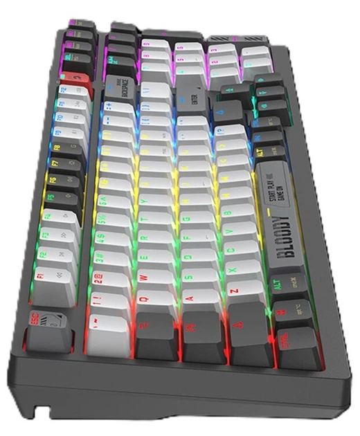 Клавіатура бездротова A4tech Bloody WS98 Black/Grey (A4TKLA47735) - зображення 4