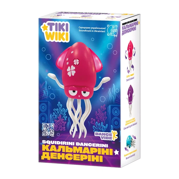 Інтерактивна іграшка Tiki Wiki Кальмаріні Денсеріні бірюзовий (158-21-UA-T) - зображення 7