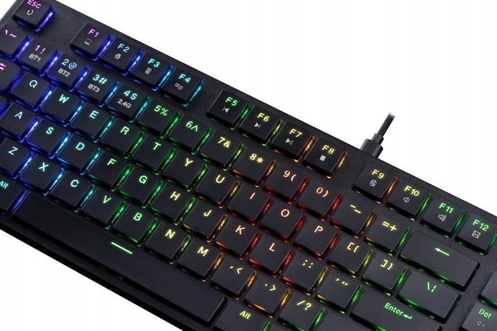 Klawiatura bezprzewodowa Defender Cleikos GK-135 Outemu Brown Black (4745090827545) - obraz 11