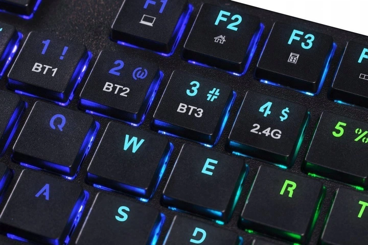 Klawiatura bezprzewodowa Defender Cleikos GK-135 Outemu Brown Black (4745090827545) - obraz 12