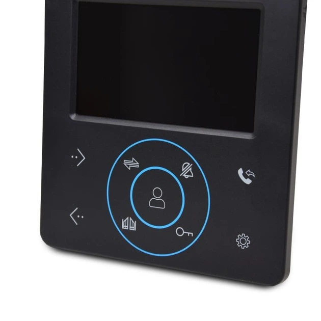 Комплект відеодомофона BCOM BD-480 Black Kit: відеодомофон 4" і відеопанель - Фото 3 Комплект відеодомофона BCOM BD-480 Black Kit: відеодомофон 4" і відеопанель - изображение 3