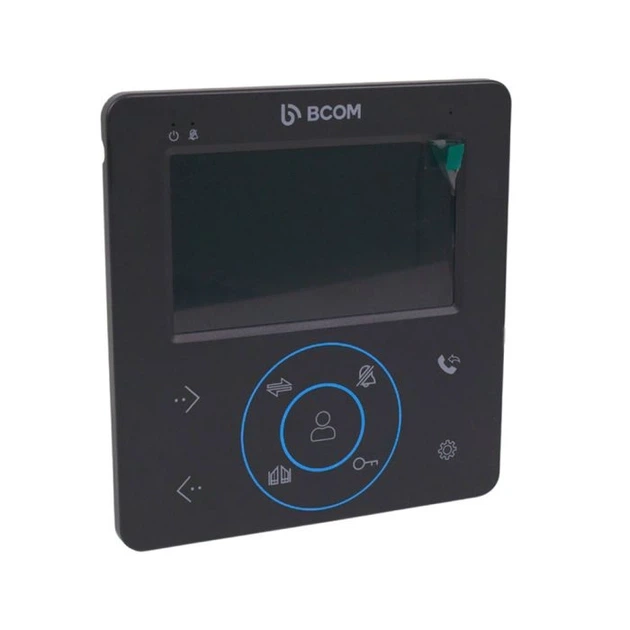Комплект відеодомофона BCOM BD-480 Black Kit: відеодомофон 4" і відеопанель - Фото 4 Комплект відеодомофона BCOM BD-480 Black Kit: відеодомофон 4" і відеопанель - изображение 4