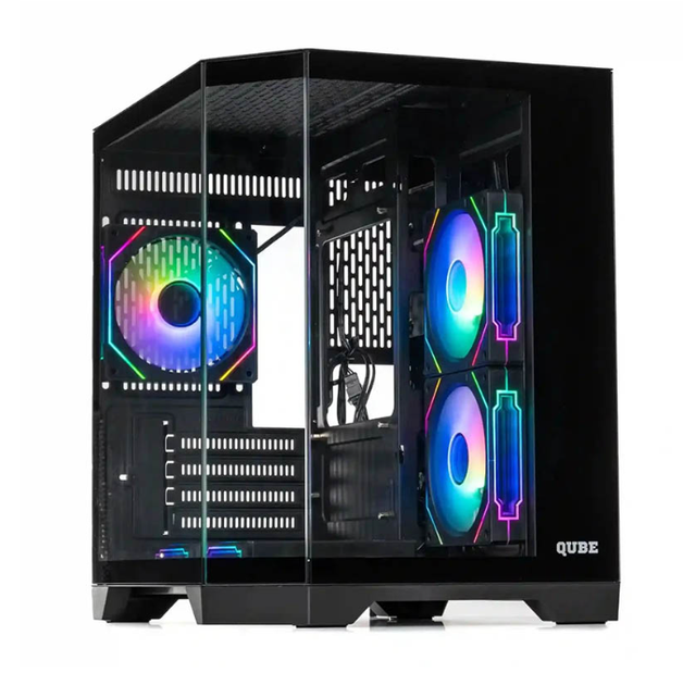 Игровой ПК FORSAGE CRYSTAL (GBNU3 Black) Tower / AMD Ryzen 5 5500 (6 (12) ядер по 3.6 - 4.2 GHz) / 16 GB DDR4 / 256 GB SSD + 1000 GB HDD / AMD Radeon RX 570, 4 GB GDDR5, 256-bit б/у - изображение 2