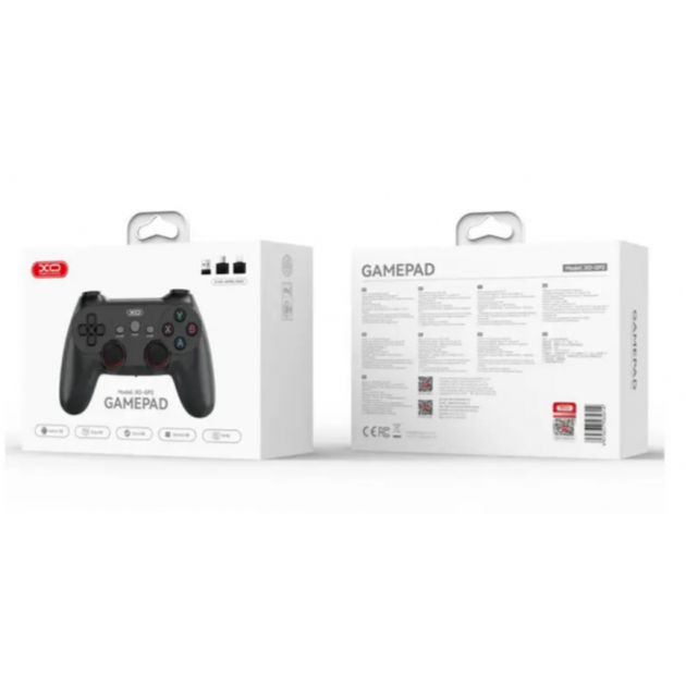 Ігровий джойстик Бездротовий джойстик XO GP2 Multifunction Gamepad геймпад 2,4G від батарейок - Фото 6 Ігровий джойстик Бездротовий джойстик XO GP2 Multifunction Gamepad геймпад 2,4G від батарейок - зображення 6