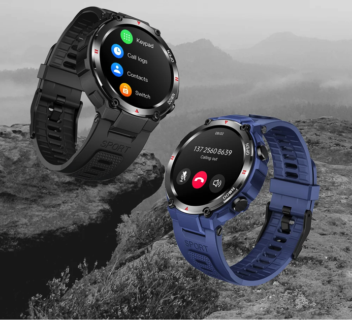 Смарт часы мужские Lemfo G3 Black (звонки, пульсоксиметр, тонометр) - изображение 3