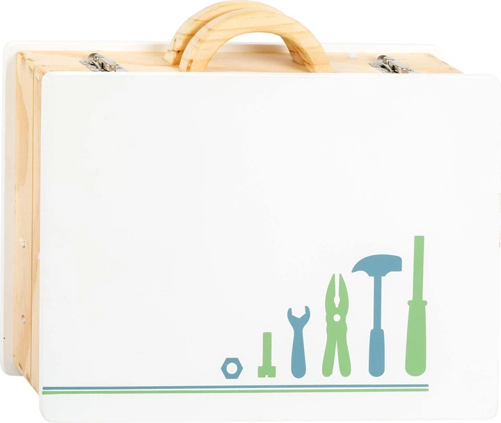 Ігровий набір Small Foot Nordic Дерев'яна скринька з інструментами 43 шт. (4020972115058) - зображення 3