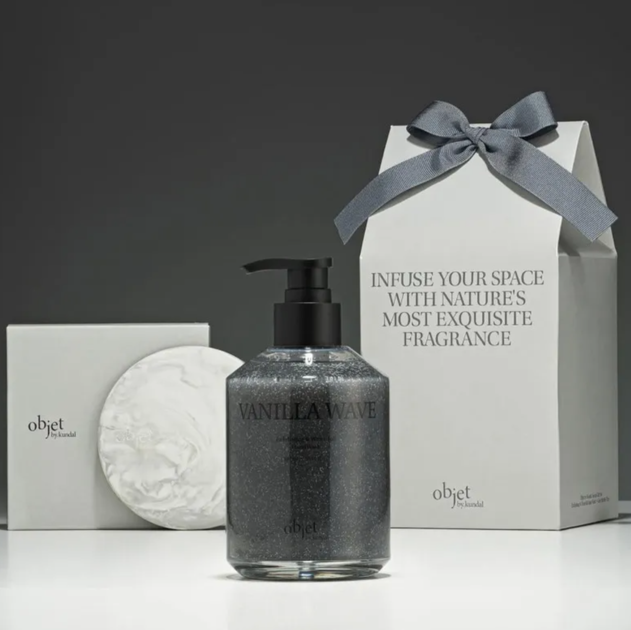 Мыло-эксфолиант для рук парфюмированное Objet by Kundal Exfoliating&Waterfull Hand Wash Vanilla Wave, 300 мл - Фото 1 Мыло-эксфолиант для рук парфюмированное Objet by Kundal Exfoliating&Waterfull Hand Wash Vanilla Wave, 300 мл - изображение 1
