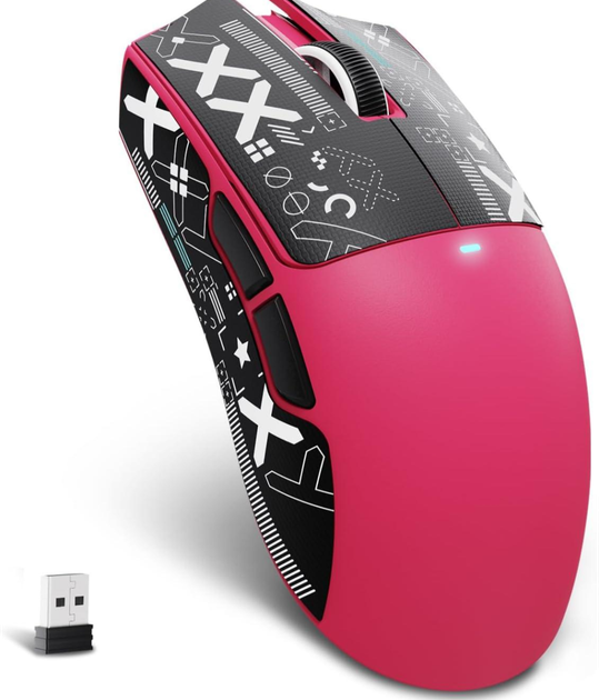 Бездротова миша ігрова attack shark x11se pink - зображення 3