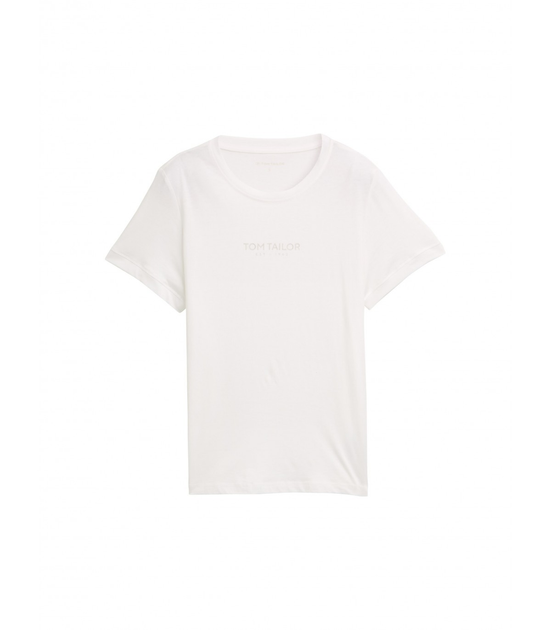 Футболка Tom Tailor T-Shirt XS Білий 1047736-10315 - Фото 4 Футболка Tom Tailor T-Shirt XS Білий 1047736-10315 - изображение 4