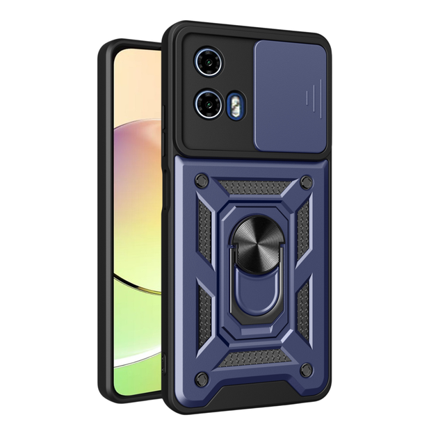 Чехол Armor Guard Shield Motorola G34 5G Dark Blue - Фото 1 Чехол Armor Guard Shield Motorola G34 5G Dark Blue - изображение 1