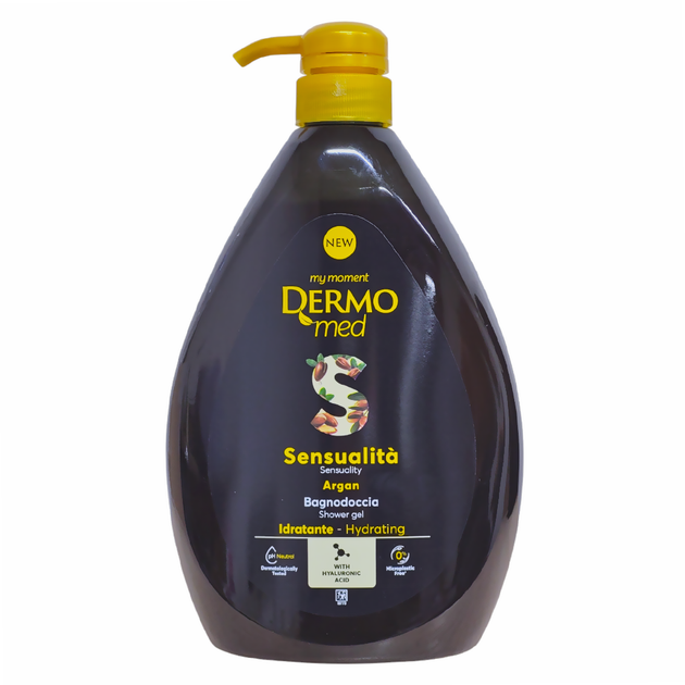 Гель для ванни та душу DERMOMED bagnodoc. disp.olio argan 1000 мл. - Фото 1 Гель для ванни та душу DERMOMED bagnodoc. disp.olio argan 1000 мл. - зображення 1